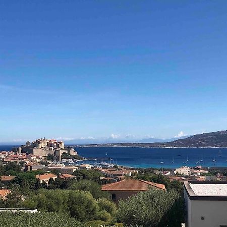Exceptionnelle Vue Mer Calvi - Piscine - T2 Dış mekan fotoğraf