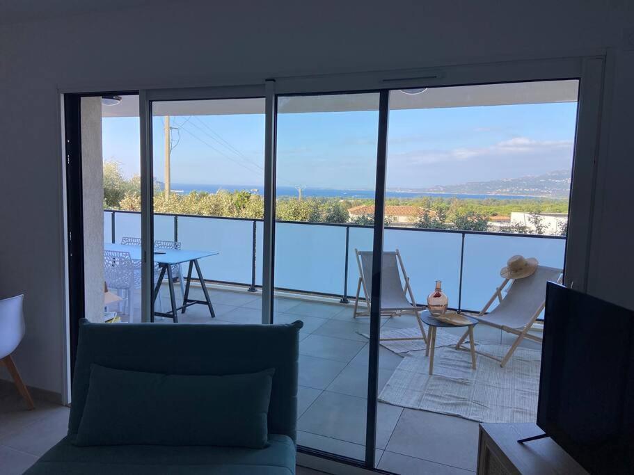Exceptionnelle Vue Mer Calvi - Piscine - T2 Dış mekan fotoğraf